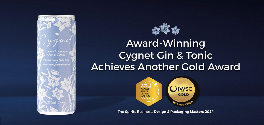 Cygnet G&T achieves Gold Award at the Design & Packaging Masters