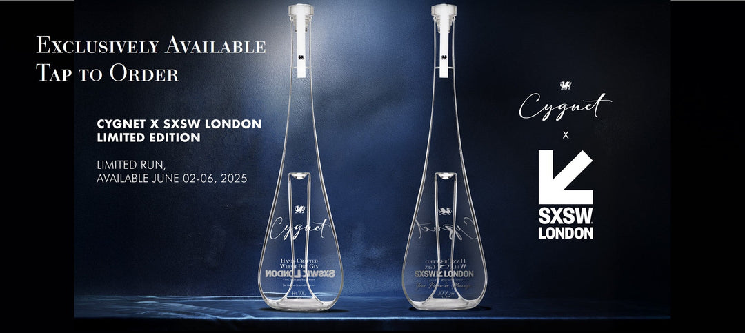 Elevate your bar and celebrate SXSW London with your very own Cygnet 22 Personalised Limited Edition