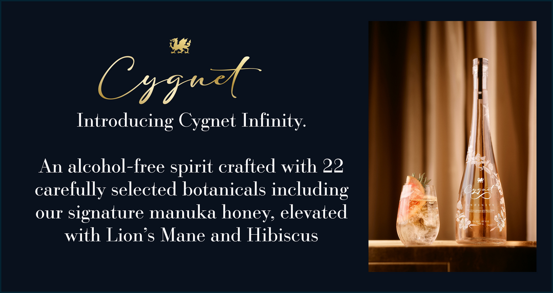 Introducing Cygnet Infinity – our first alcohol-free botanical spirit.