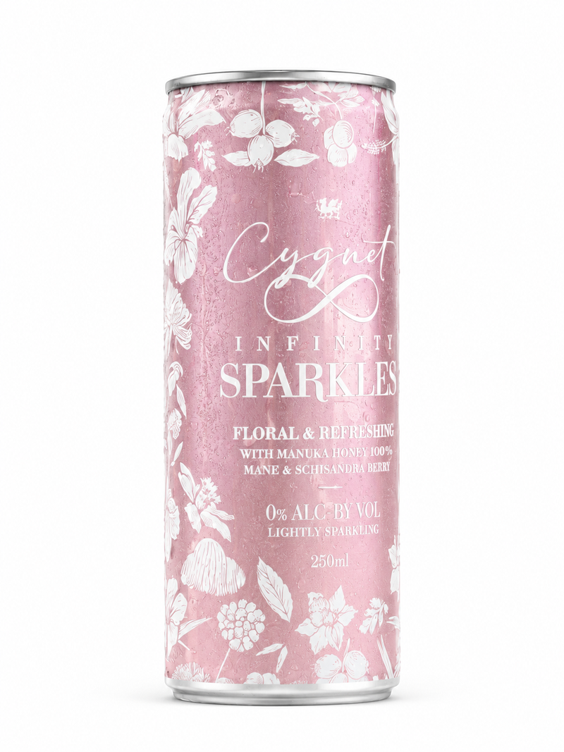 Cygnet Infinity Sparkles Ready to Drink 0% alcohol - 12 x 250ml