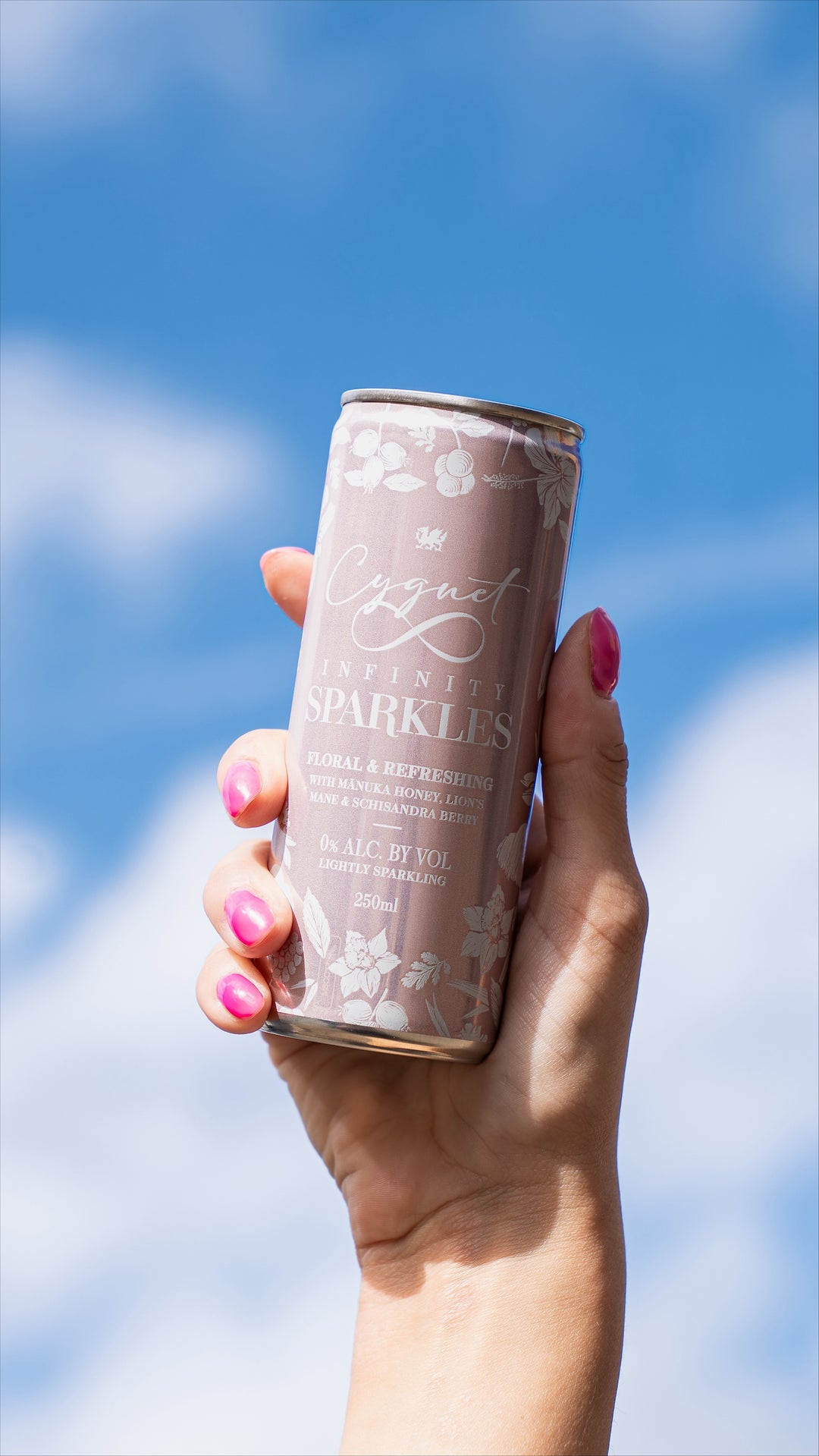 Cygnet Infinity Sparkles Ready to Drink 0% alcohol - 12 x 250ml