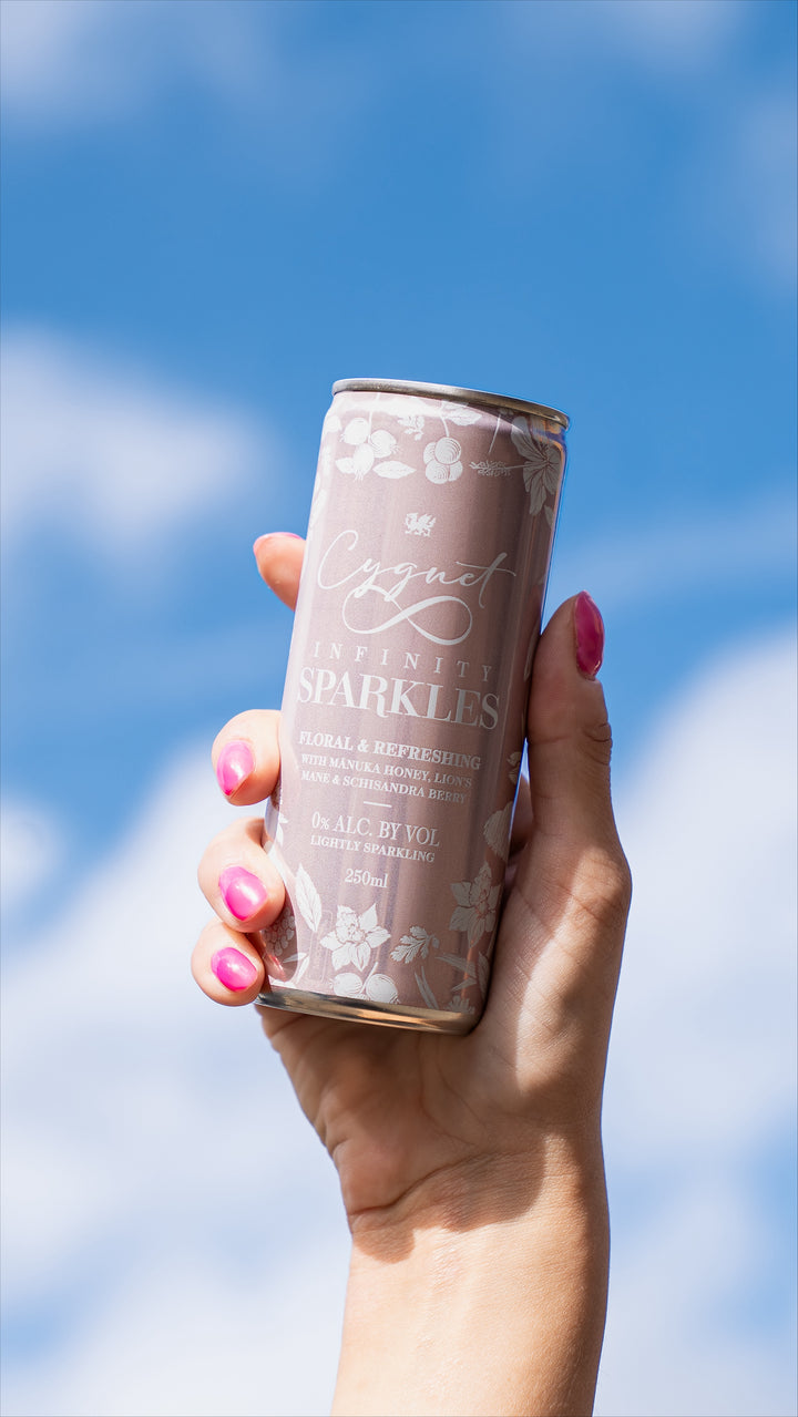 Cygnet Infinity Sparkles Ready to Drink 0% alcohol - 12 x 250ml